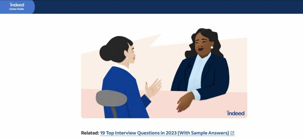Indeed Interview Tips Screenshot